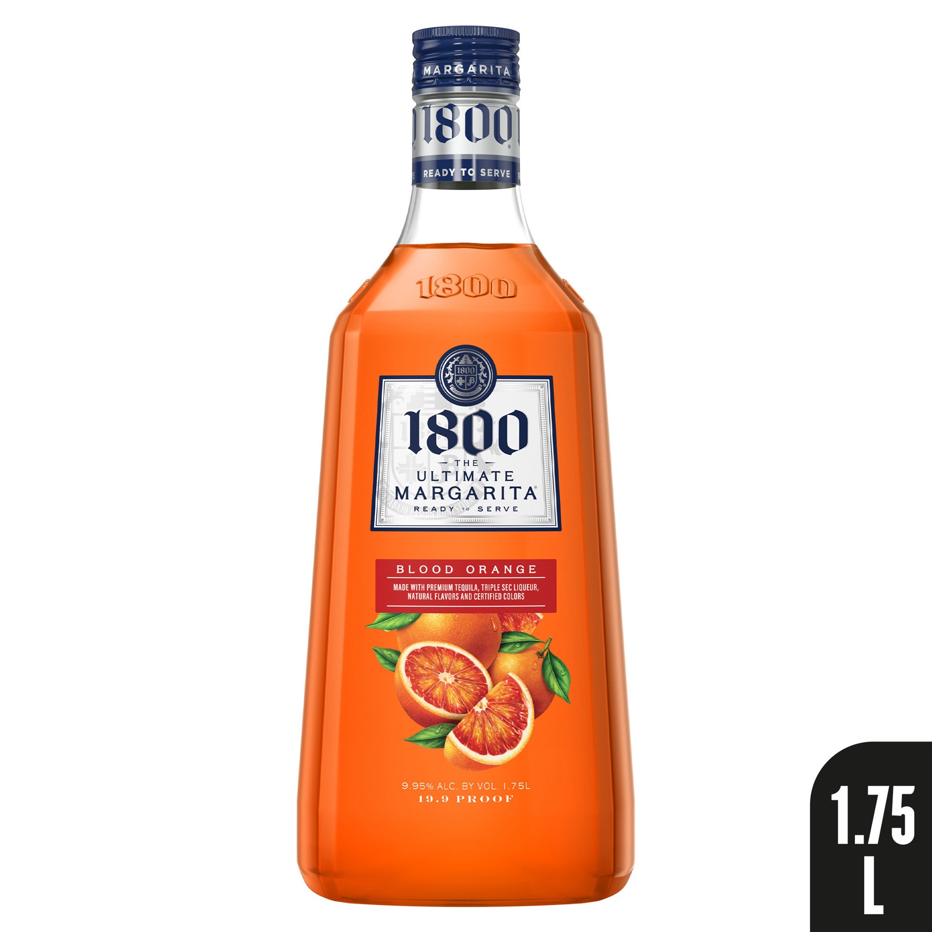 slide 6 of 6, 1800 The Ultimate Margarita Blood Orange Ready to Drink Cocktail (1.75 L), 1.75 liter