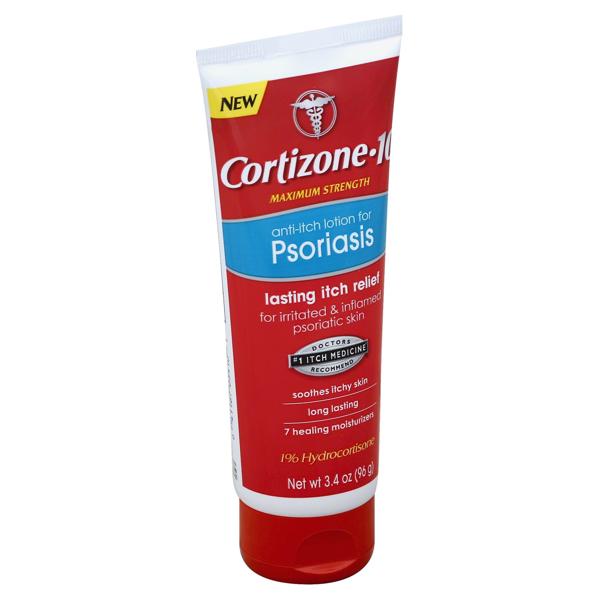 slide 1 of 2, Cortizone-10 Psoriasis Maximum Strength Anti-Itch Lotion 3.4 oz, 3.4 oz