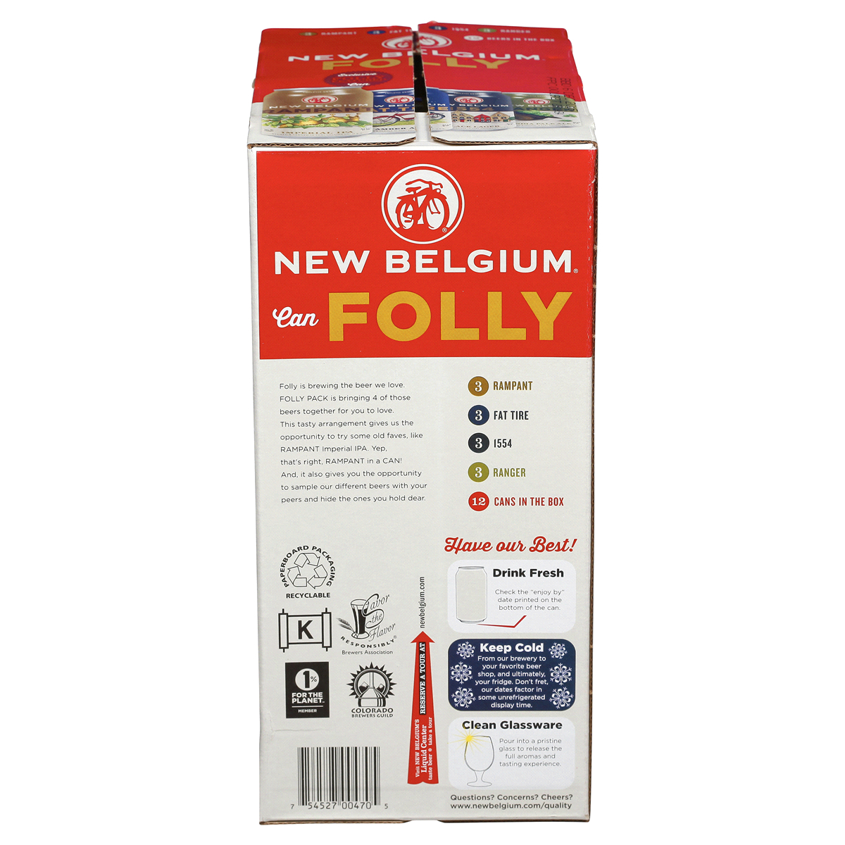 slide 14 of 21, New Belgium Variety Pack Can Beer, 12 Pack, 12 fl oz Cans, 12 ct; 12 oz