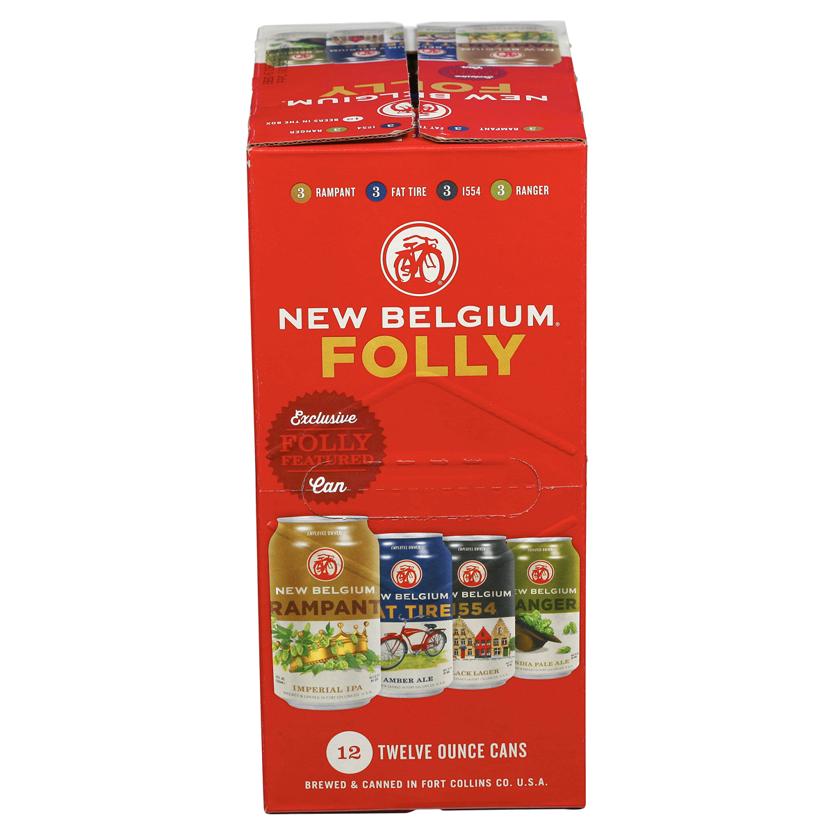 slide 6 of 21, New Belgium Variety Pack Can Beer, 12 Pack, 12 fl oz Cans, 12 ct; 12 oz