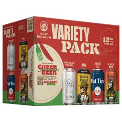 New Belgium Variety Pack Can Beer, 12 Pack, 12 fl oz Cans