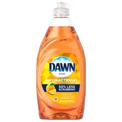 Dawn Ultra Antibacterial Dishwashing Liquid Dish Soap, Orange Scent, 18 fl oz