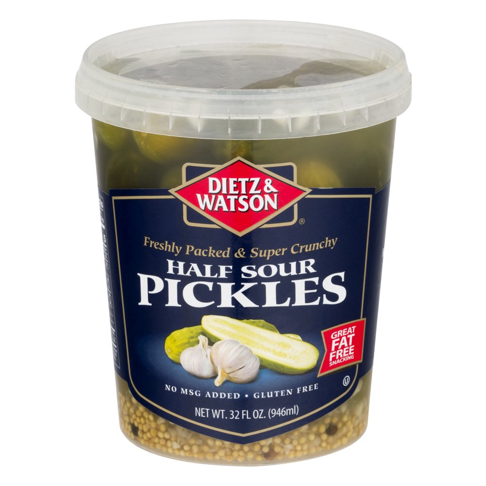 slide 1 of 1, Dietz & Watson Half Spear Pickles, 32 oz