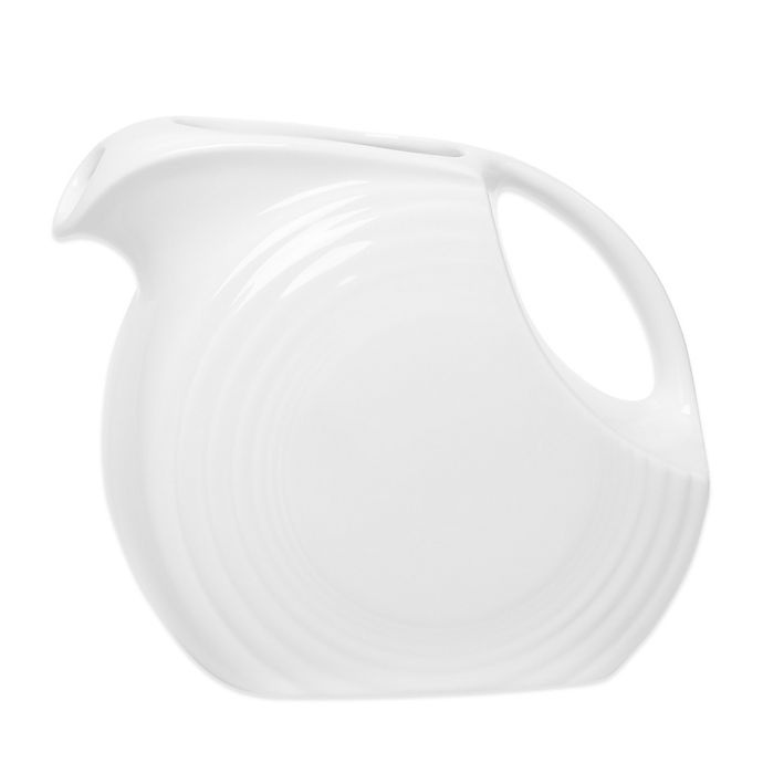 slide 1 of 3, Fiesta Large Pitcher - White, 1 ct