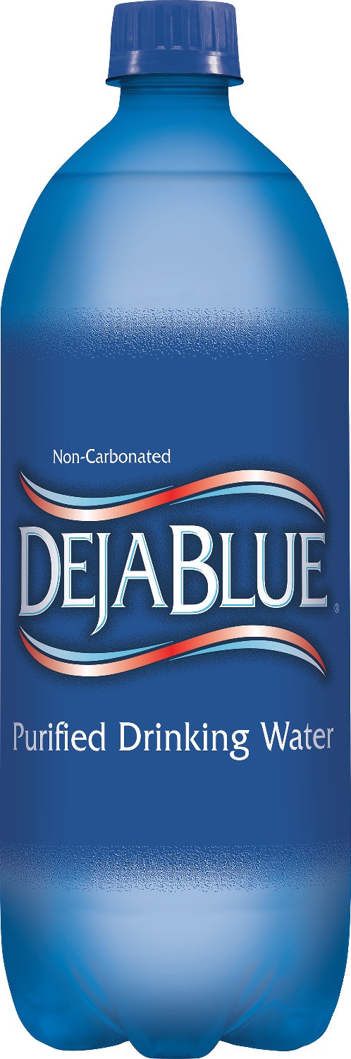 slide 1 of 1, Deja Blue Purified Drinking Water, 1 L Bottle, 1 liter