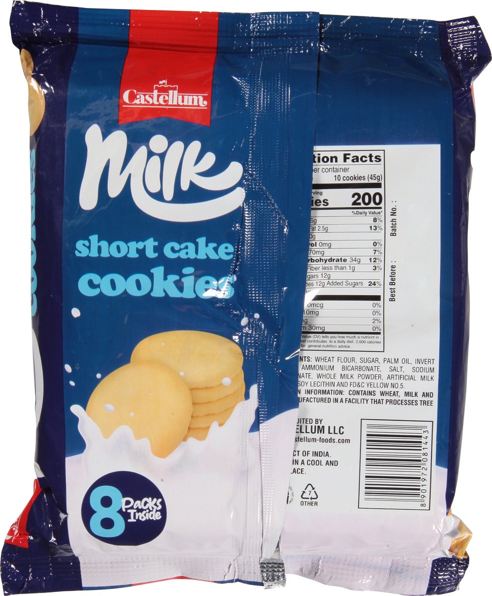 slide 4 of 13, Castellum Milk Cookies 8 - 45 g Packs, 8 ct