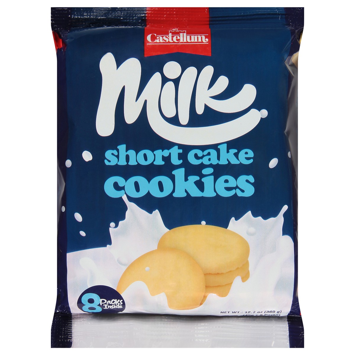 slide 13 of 13, Castellum Milk Cookies 8 - 45 g Packs, 8 ct