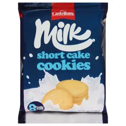 Castellum Milk Cookies - 8 x 45 g Packs