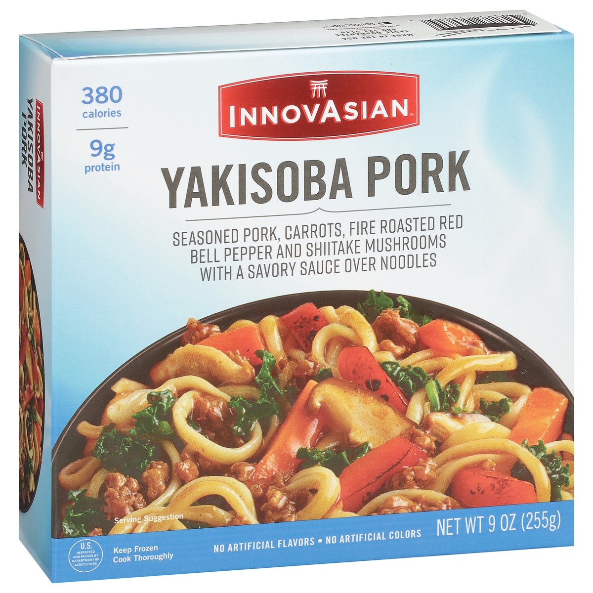 slide 9 of 11, InnovAsian Yakisoba Pork 9 oz, 9 oz