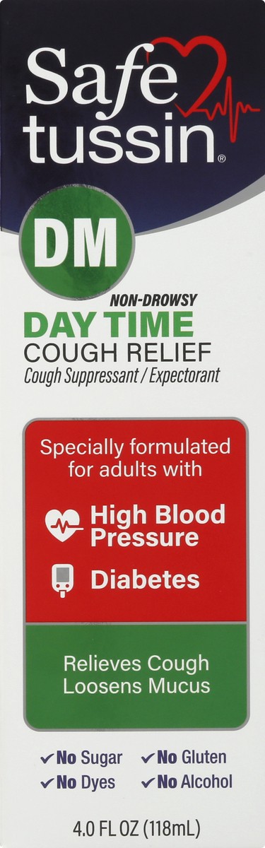 slide 1 of 9, Safetussin Cough Syrup, 4 fl oz