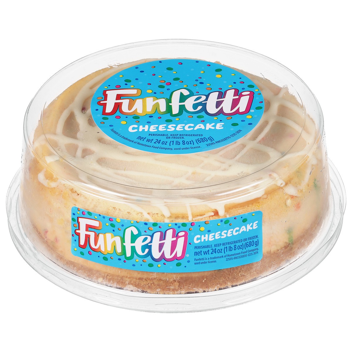 slide 1 of 14, Funfetti Cheesecake 24 oz, 24 oz