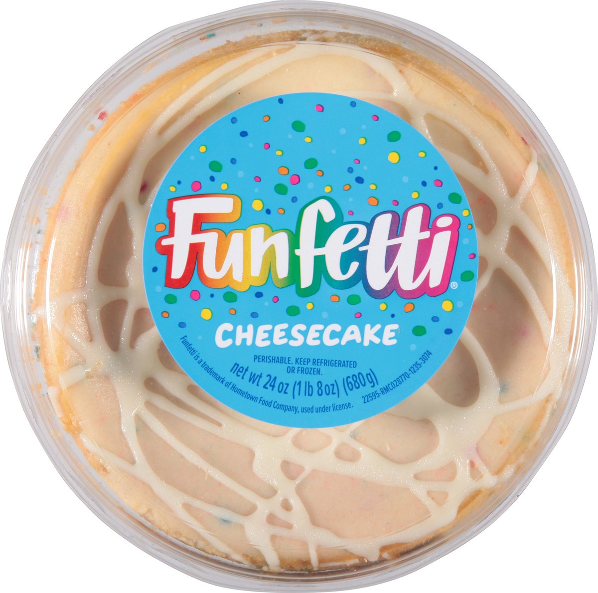 slide 7 of 14, Funfetti Cheesecake 24 oz, 24 oz