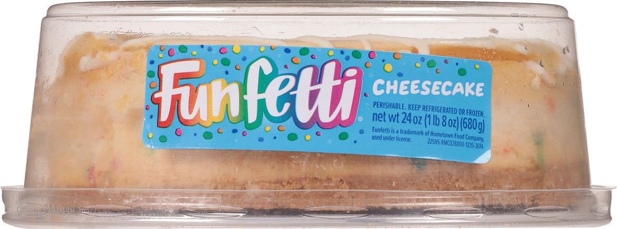 slide 5 of 14, Funfetti Cheesecake 24 oz, 24 oz