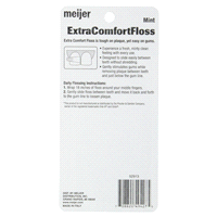 slide 3 of 5, Meijer Extra Comfort Floss, 2 ct