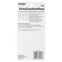 slide 5 of 5, Meijer Extra Comfort Floss, 2 ct