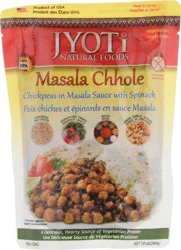 Jyoti Cuisine India Heat And Serve, Masala Chhole