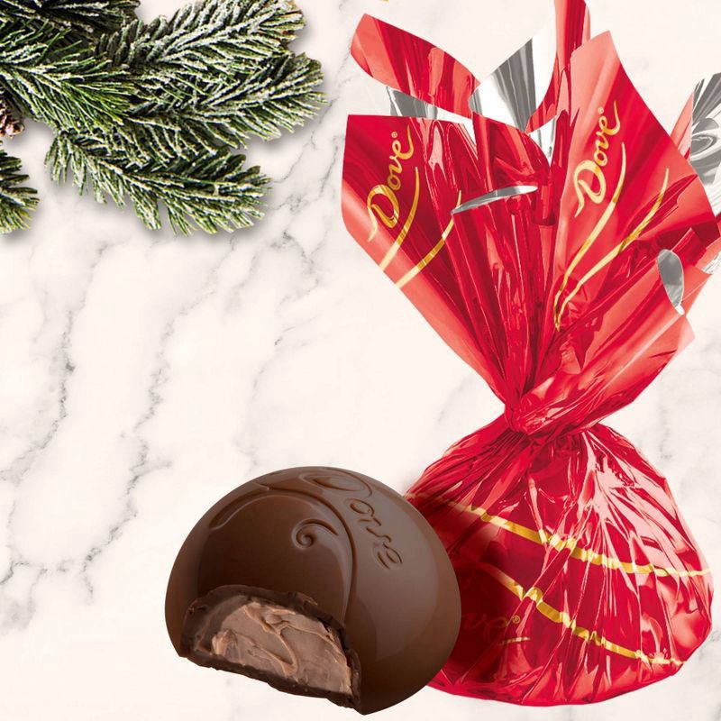 slide 3 of 7, Christmas Dove Truffle Tube Dark Chocolate Candy (Where Available), 6 oz