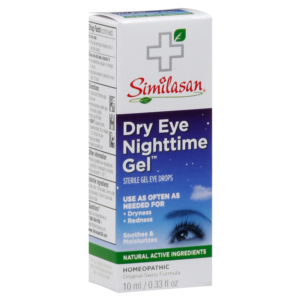 slide 4 of 9, Similasan Dry Eye Nighttime Gel 0.33 fl oz, 0.33 oz