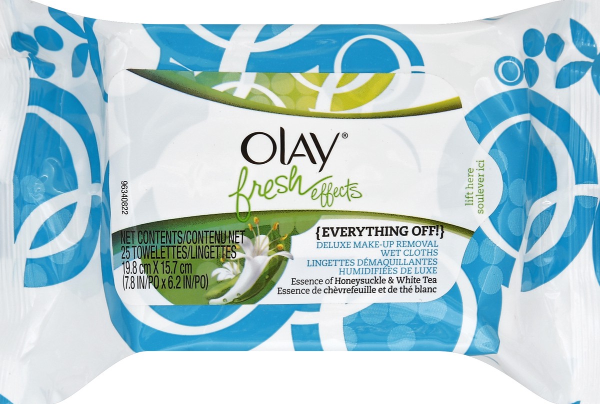 slide 1 of 5, Olay Wet Cloths 25 ea, 25 ct