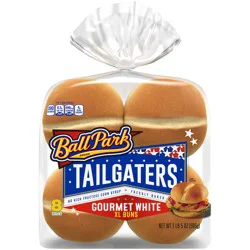 Ball Park Tailgaters Gourmet White XL Sandwich Buns