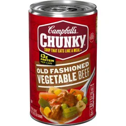 Campbell's Old Fashioned Vegetable Beef Soup, 18.8 oz Can