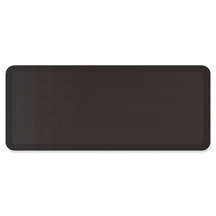 slide 1 of 1, NewLife by GelPro Designer Comfort Herringbone Mat - Coffee, 20 in x 48 in