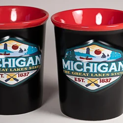 Michigan Badge Art Mug