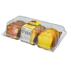 slide 1 of 1, Multifoods Brill Strawberry Lemon & Almond Sliced Loaf Cake, 24 oz