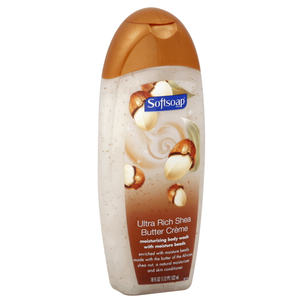 slide 1 of 1, Softsoap Ultra Rich Shea Butter Creme Body Wash, 18 fl oz