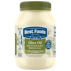 Best Foods Mayonnaise Dressing with Olive Oil 30 oz