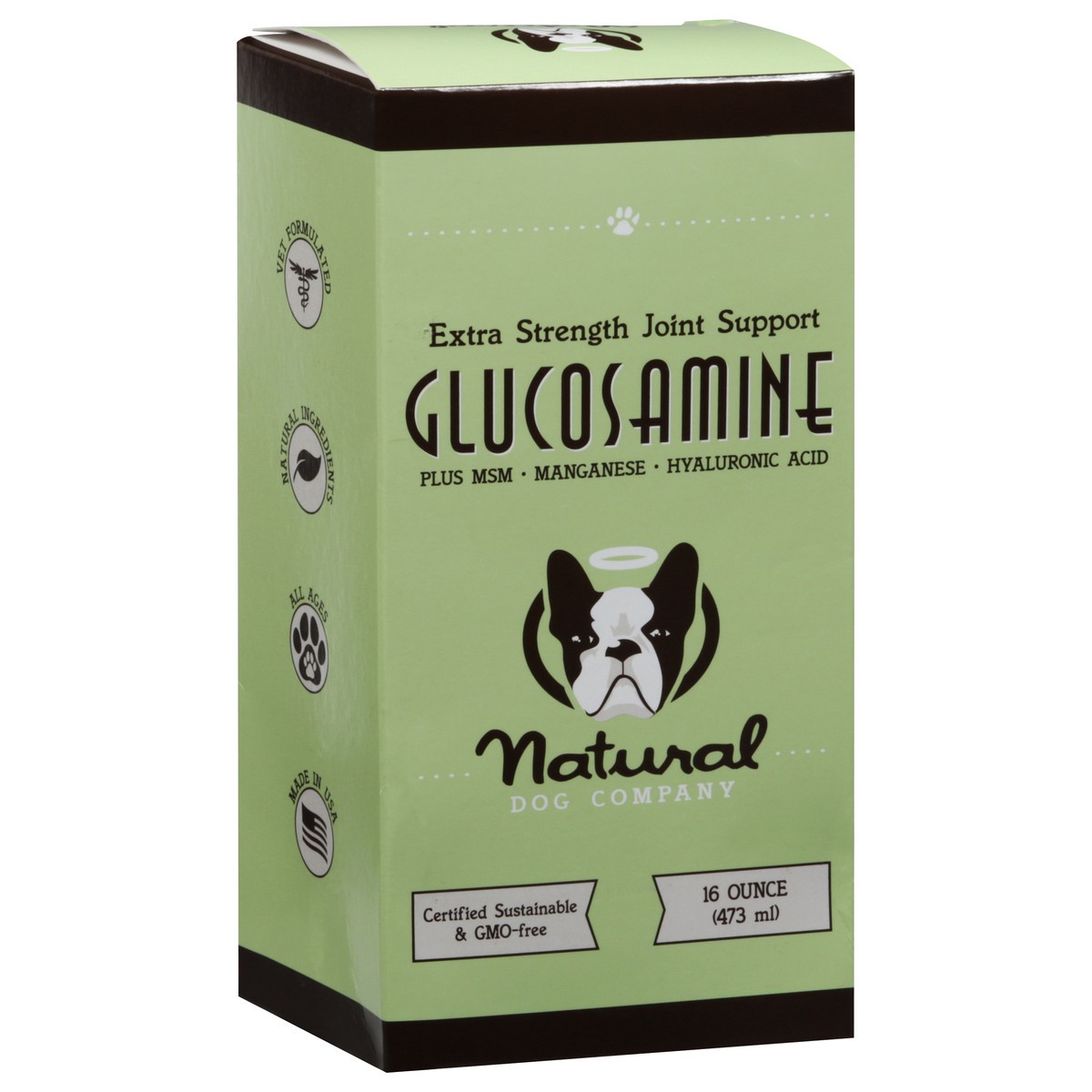 slide 5 of 14, Natural Dog Company Extra Strength Joint Support Glucosamine 16 oz, 1 ct