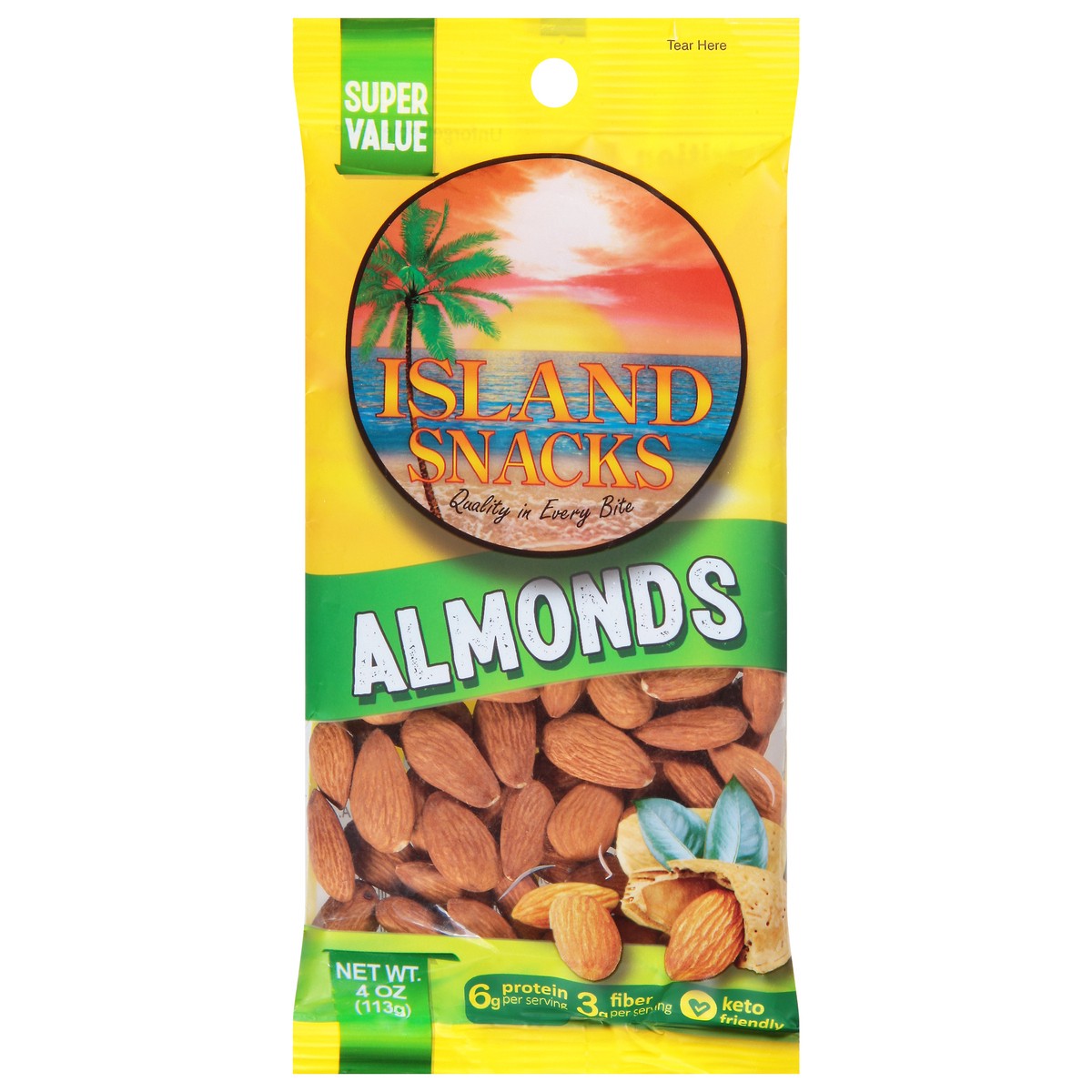 slide 2 of 13, Island Snacks Almonds Super Value 4 oz, 4 oz