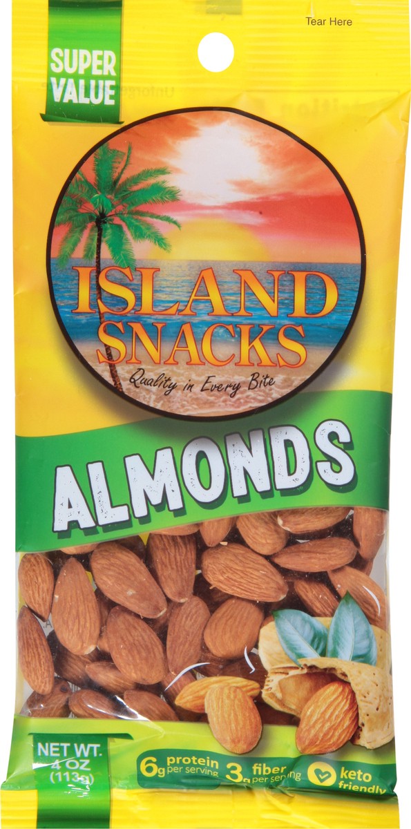 slide 13 of 13, Island Snacks Almonds Super Value 4 oz, 4 oz