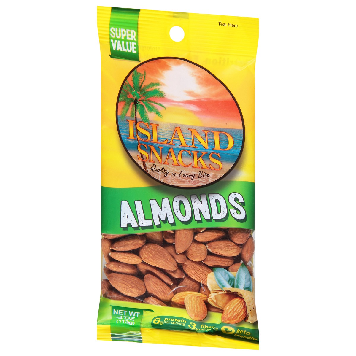 slide 8 of 13, Island Snacks Almonds Super Value 4 oz, 4 oz