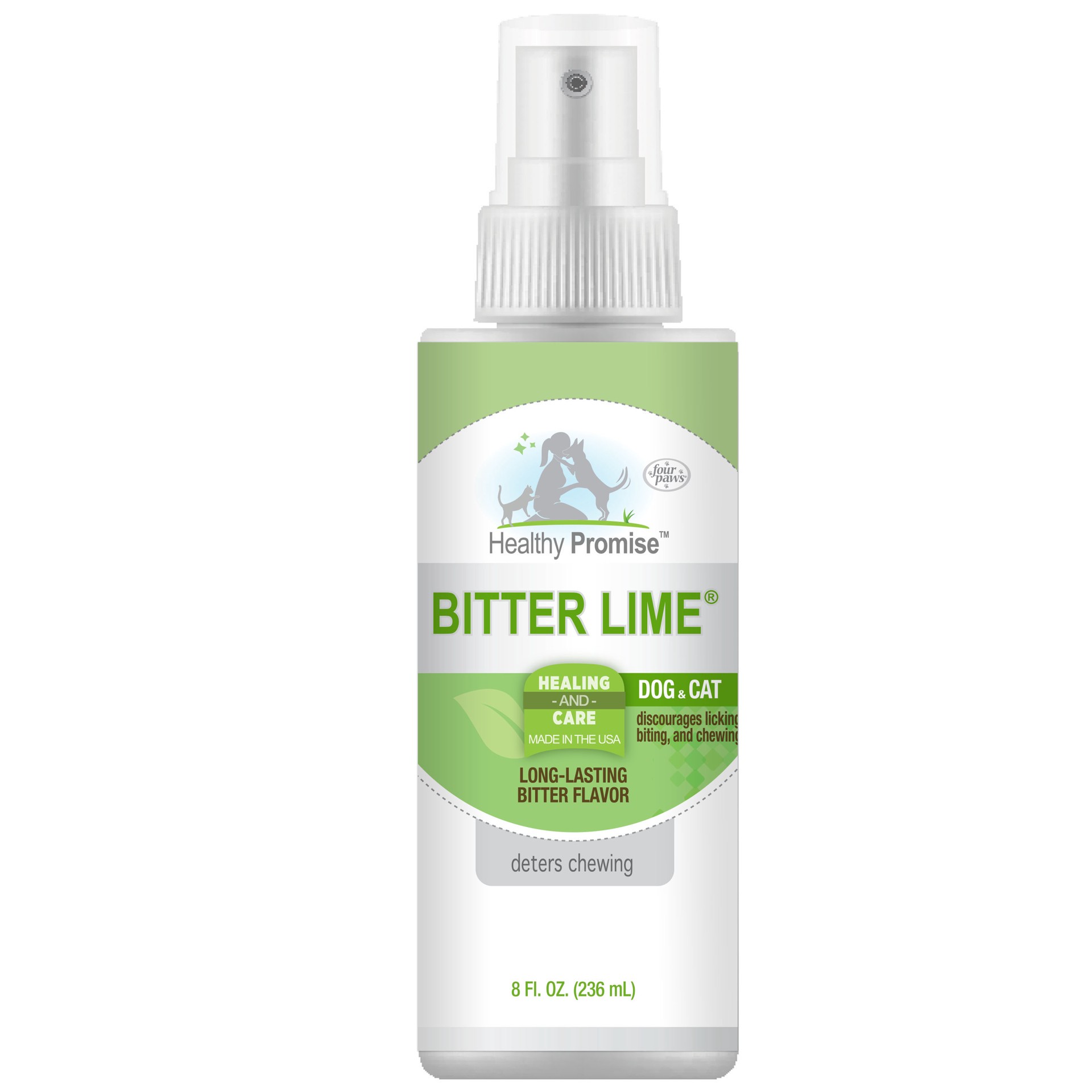 slide 1 of 10, Four Paws Healthy Promise Bitter Lime Anti Chew Spray for Dogs and Cats Bitter Lime Flavor 8 Ounces, 1 ct