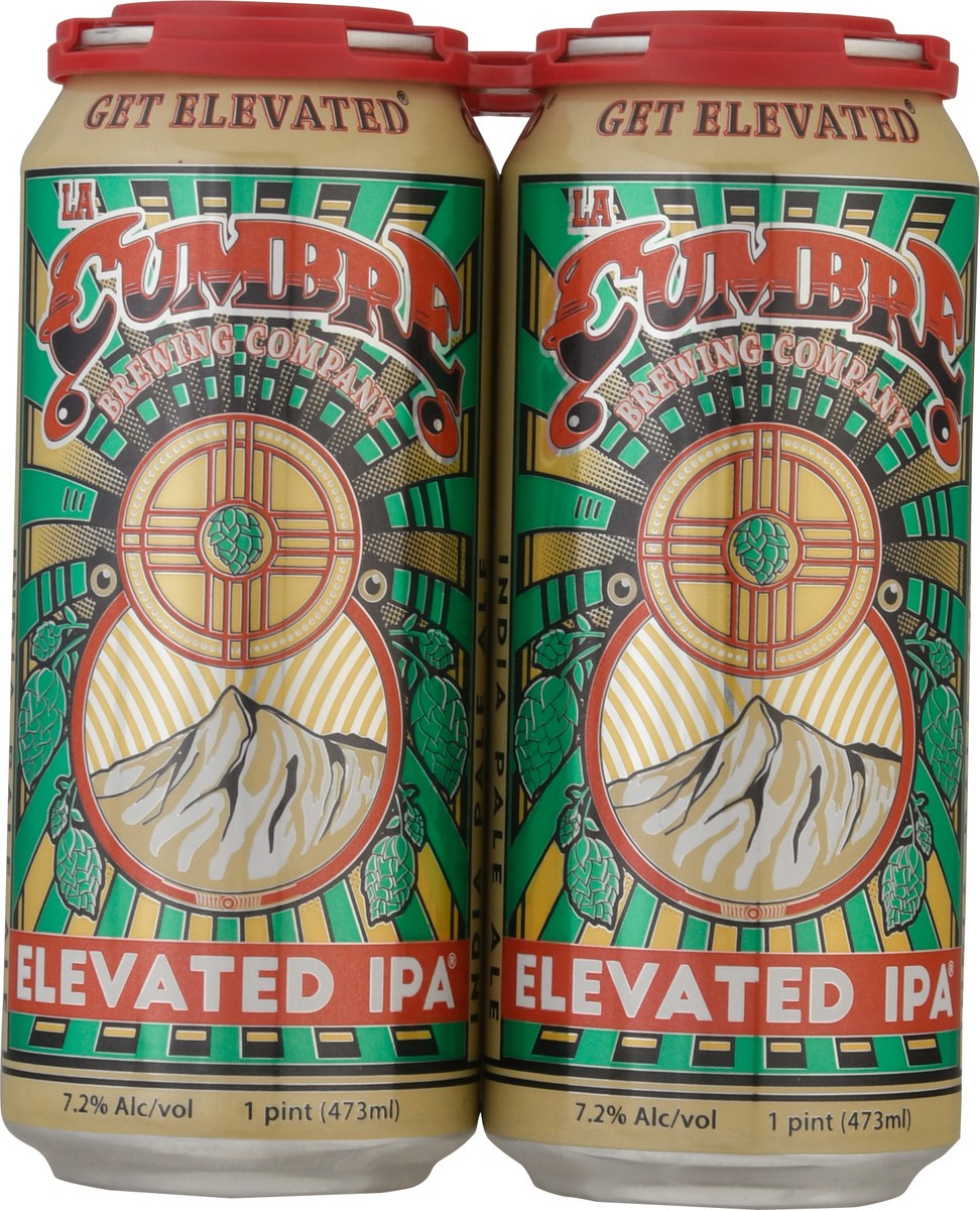 slide 4 of 9, La Cumbre Brewing Company Elevated IPA Beer 4 ea, 4 ct; 16 fl oz