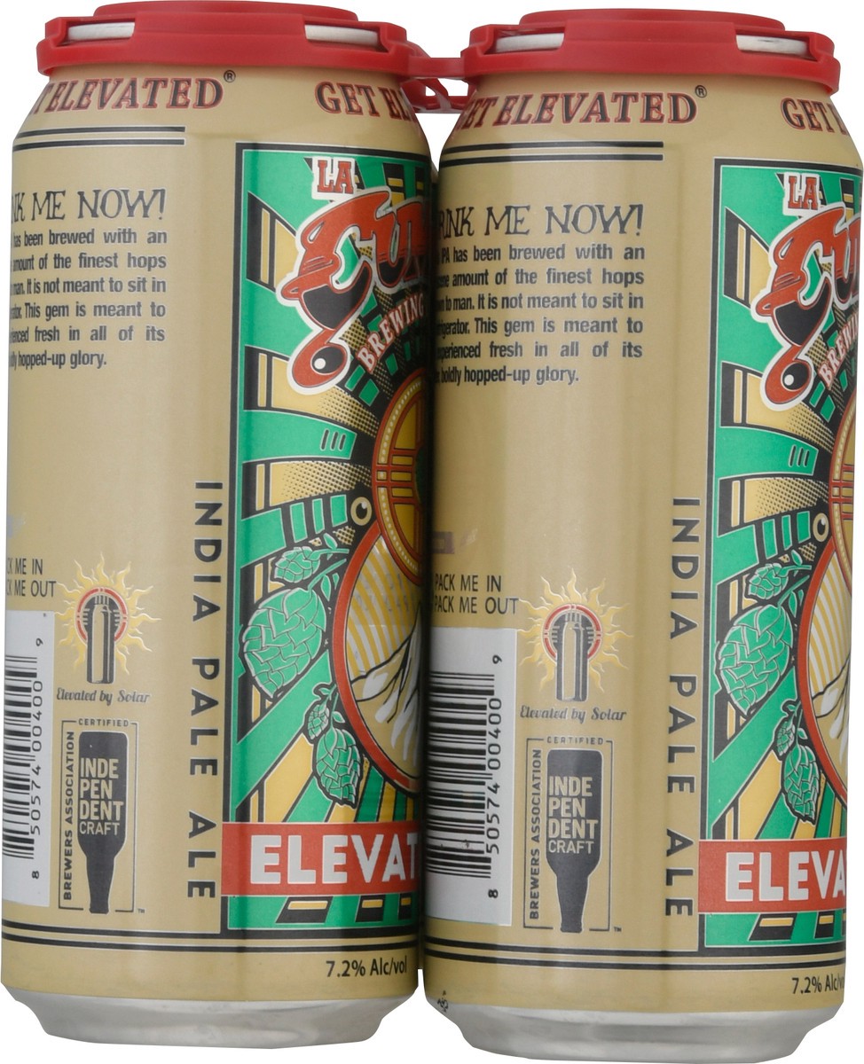 slide 2 of 9, La Cumbre Brewing Company Elevated IPA Beer 4 ea, 4 ct; 16 fl oz