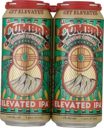 La Cumbre Brewing Company Elevated IPA Beer - 4 ea