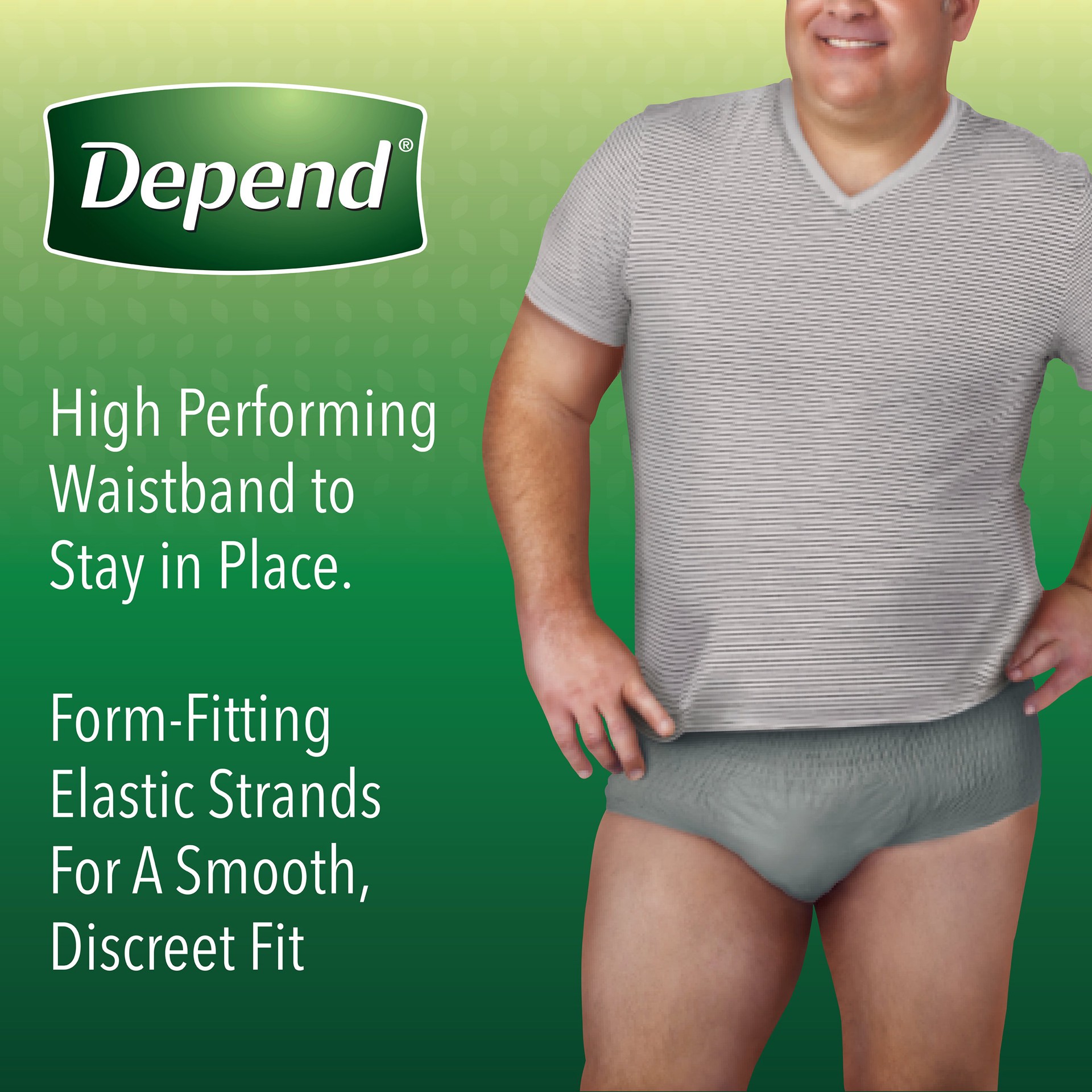 slide 2 of 5, Depend Fresh Protection Adult Incontinence Underwear for Men (Formerly Depend Fit-Flex), Disposable, Maximum, Extra-Large, Grey, 36 Count, 36 ct