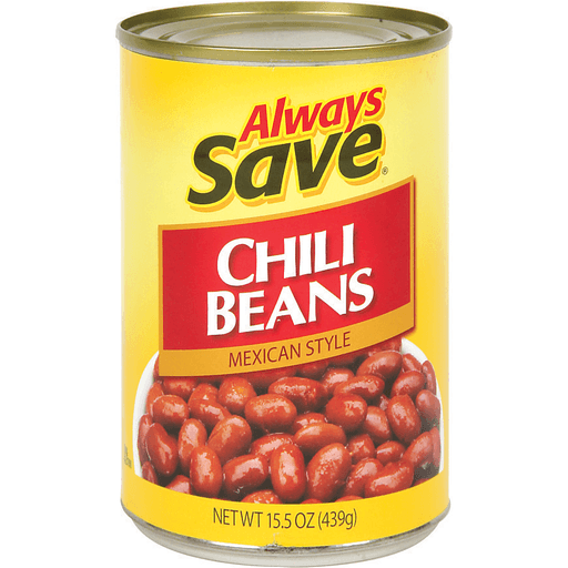 slide 1 of 1, Always Save Chili Beans, 15 oz