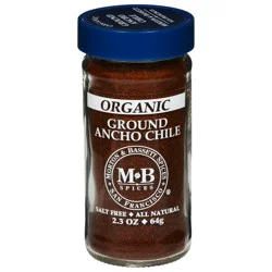 Morton & Bassett Chili Powder Ancho Organic - 2.3 OZ
