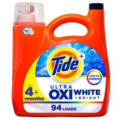 Tide + Ultra Oxi White + Bright Detergent 132 fl oz