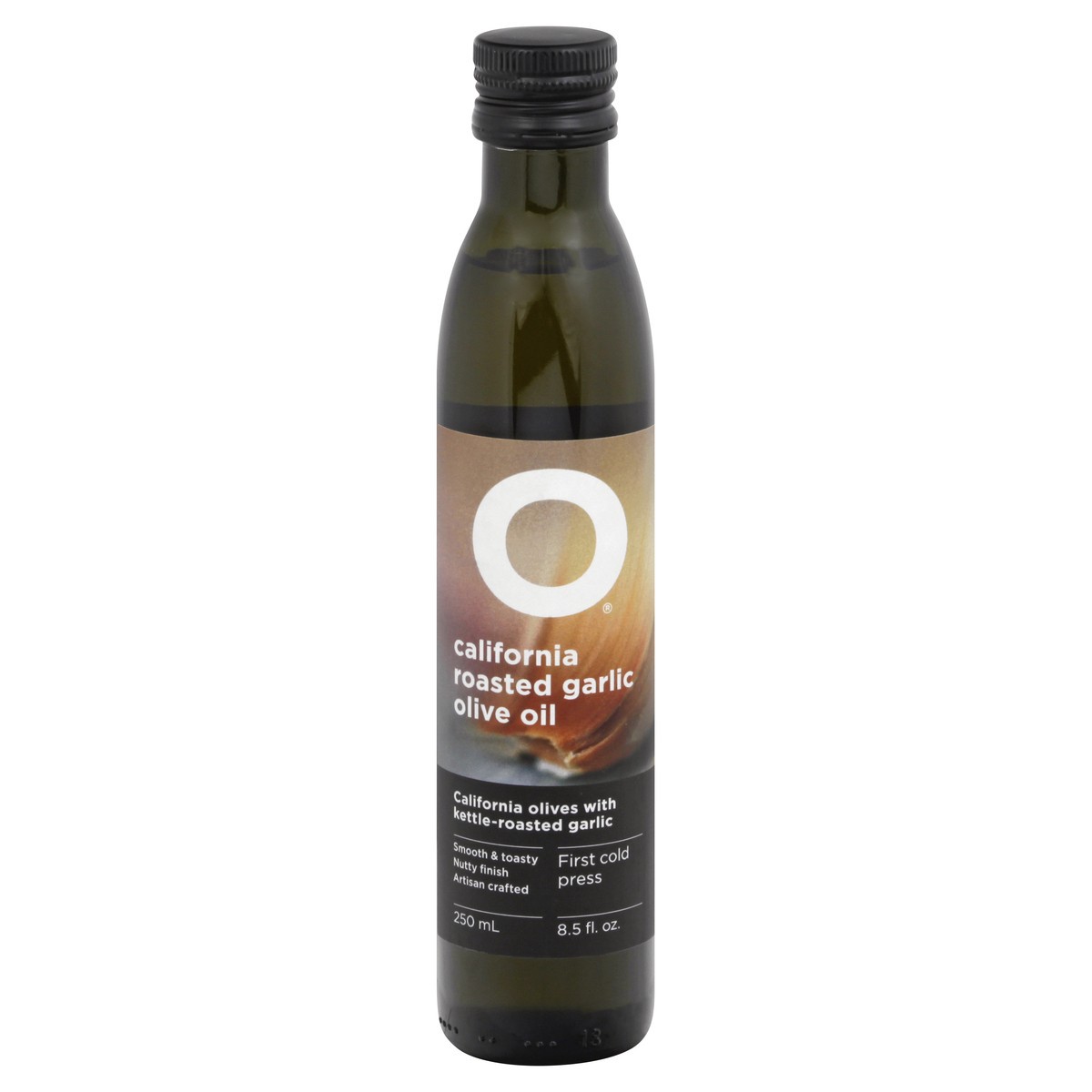 slide 11 of 12, O California Roasted Garlic Olive Oil 250 ml, 8.5 fl oz