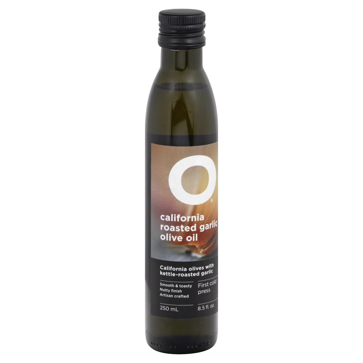 slide 2 of 12, O California Roasted Garlic Olive Oil 250 ml, 8.5 fl oz