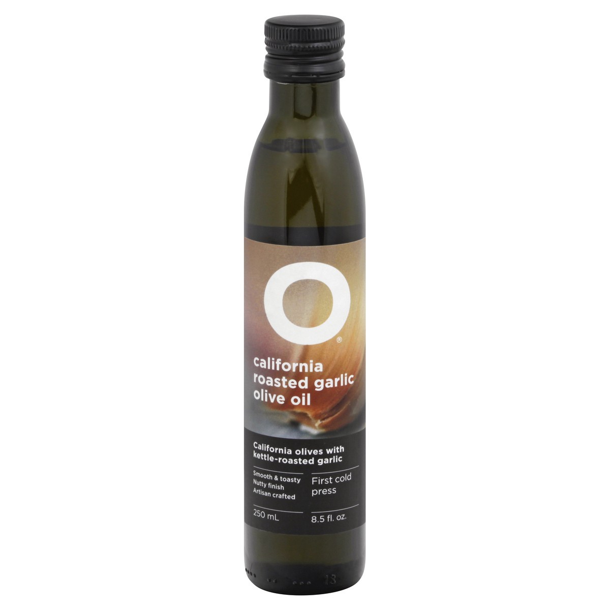 slide 7 of 12, O California Roasted Garlic Olive Oil 250 ml, 8.5 fl oz