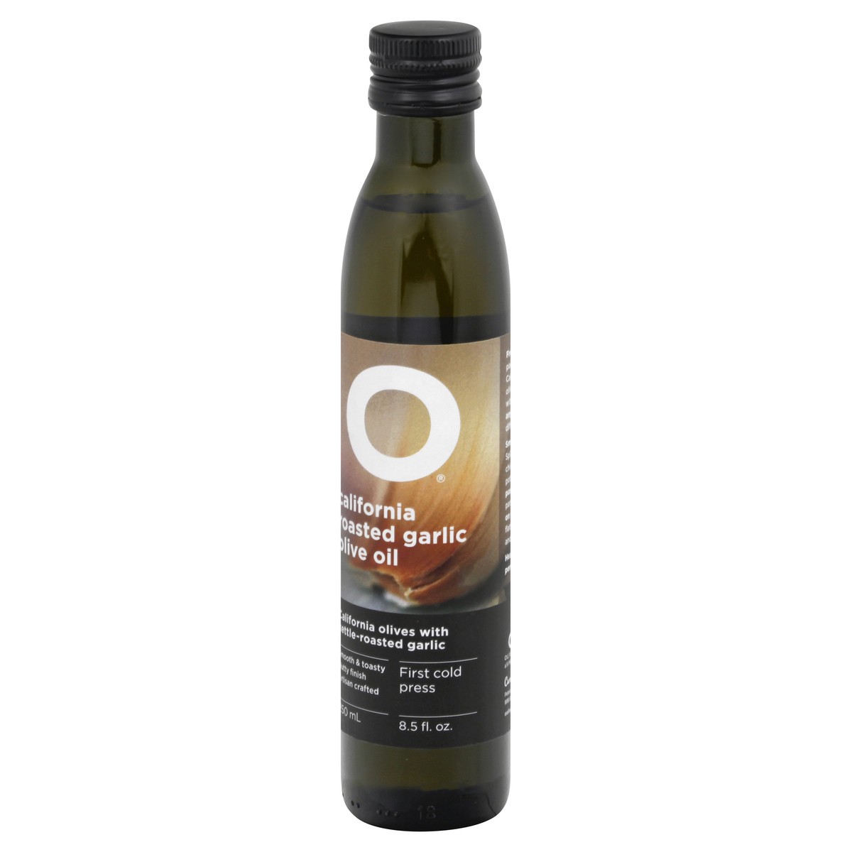 slide 8 of 12, O California Roasted Garlic Olive Oil 250 ml, 8.5 fl oz