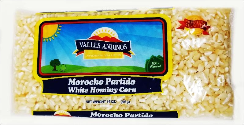 slide 1 of 1, Valles Andinos Va White Homminy, 14 oz