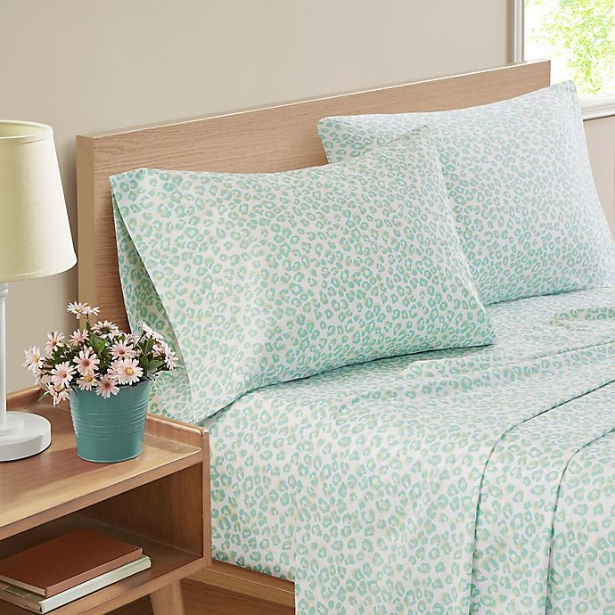 slide 1 of 2, Marmalade 144-Thread Count Full Sheet Set - Mint, 1 ct