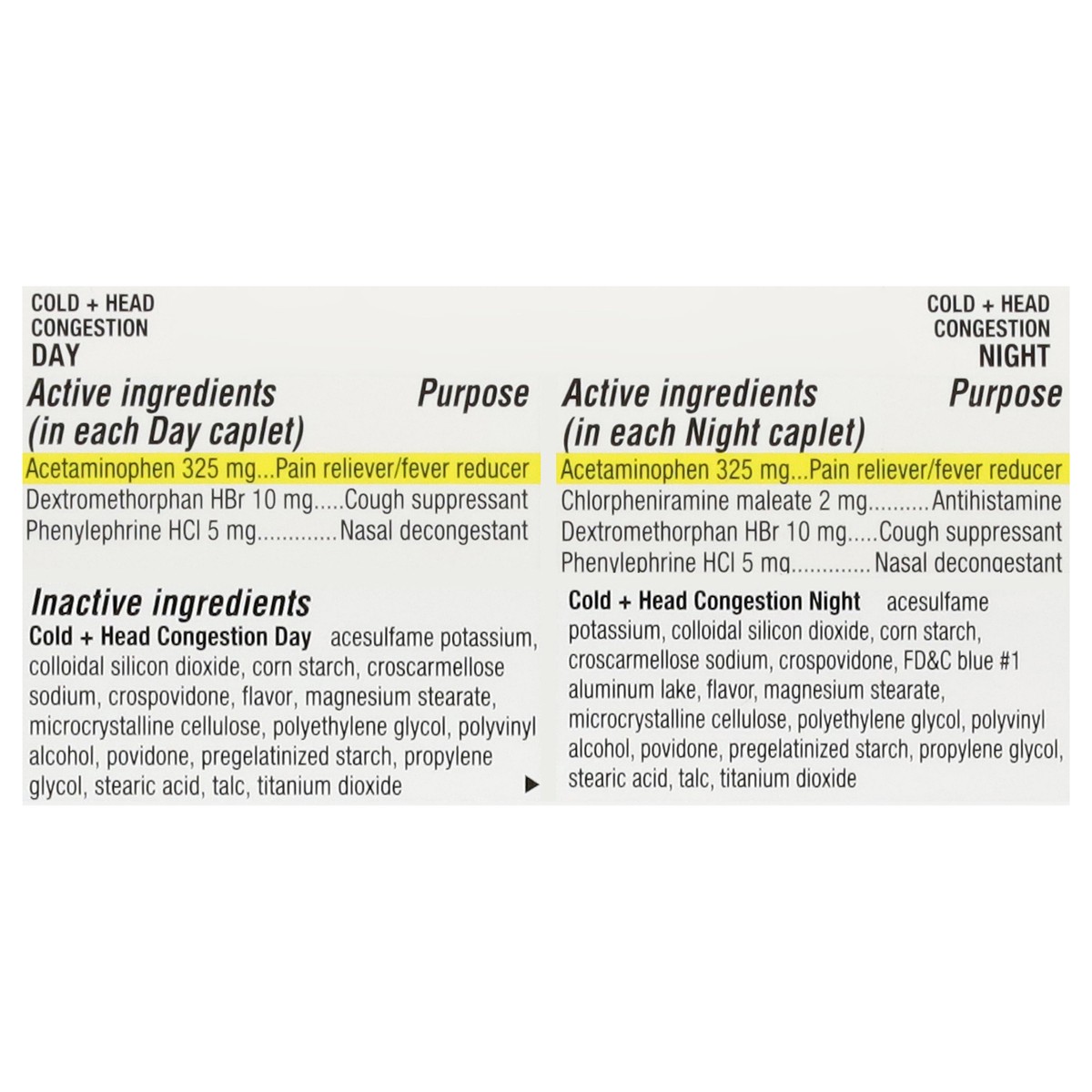 slide 15 of 15, TopCare Health Day + Night Cold + Head Congestion 20 Caplets, 20 ct