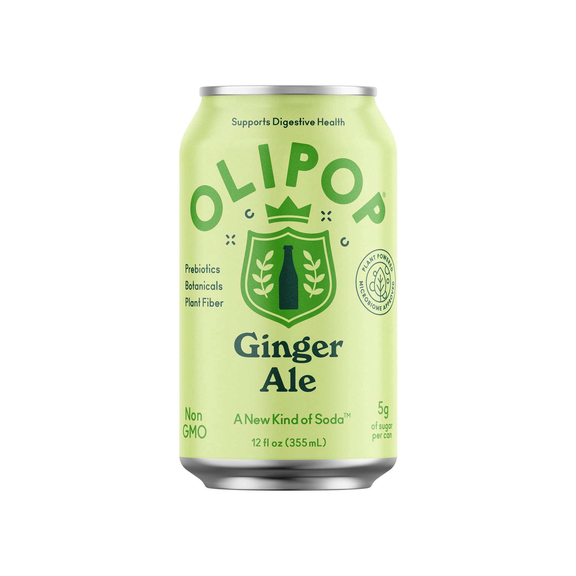 slide 1 of 1, Olipop Ginger Ale 12 fl oz, 12 fl oz